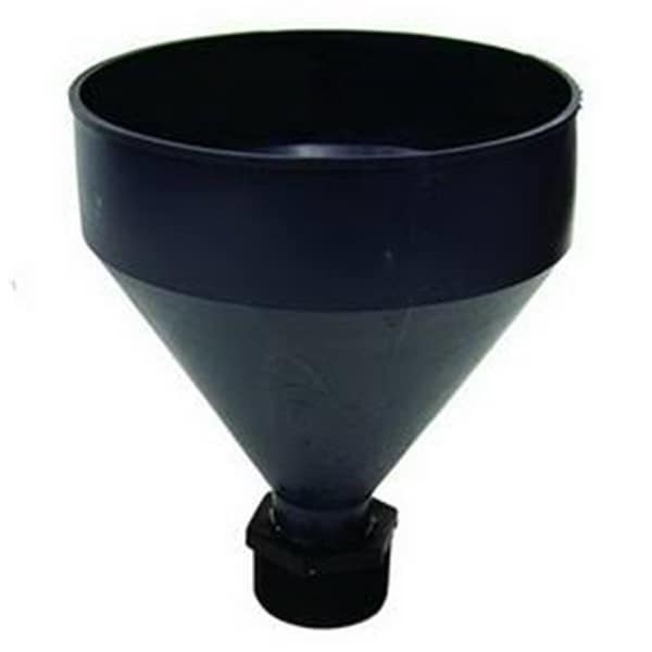 Dendesigns 3 qt Polyethylene Drum Funnel Threaded for 2 in. NPT Opening - Black DE1113098 - main